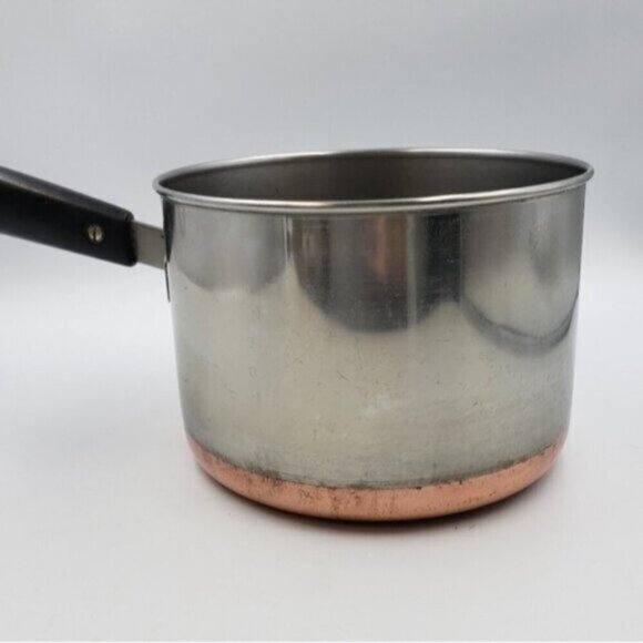 Revere Ware Copper Clad Stainless Steel Pot 2QT Cooking Pan - Picture 5 of 13